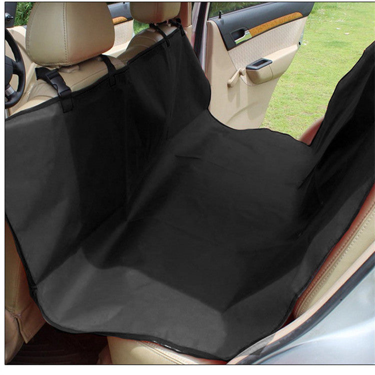 KFX-2446141 Multifunctional Waterproof Pet Car Seat Cushion - Detachable, Available in Red, Black, Blue, and Footprints Design