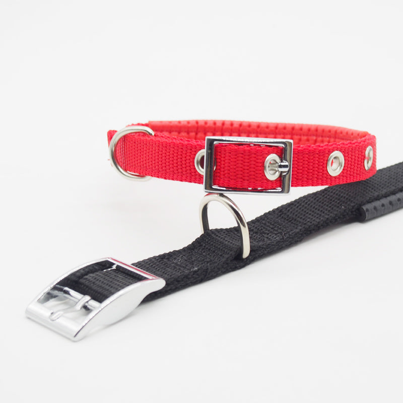 KFX-2446909 Reflective Nylon Dog Collars with Traction Belt - Medium to XL Sizes Available