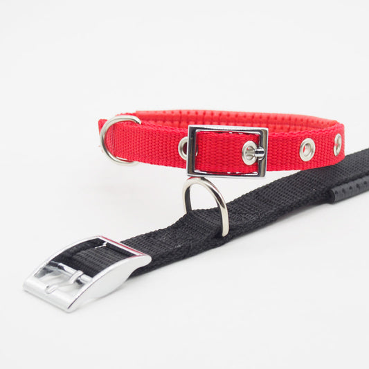 KFX-2446909 Reflective Nylon Dog Collars with Traction Belt - Medium to XL Sizes Available