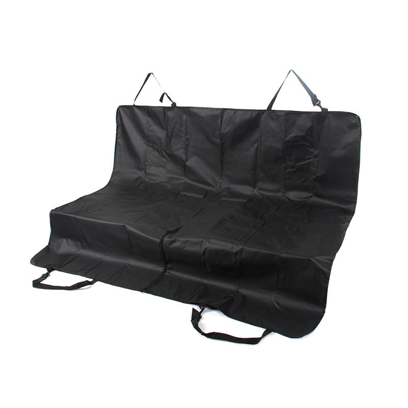 KFX-2448957 Universal Waterproof Pet Car Mat for All Seasons - Black Five-Seater Pad