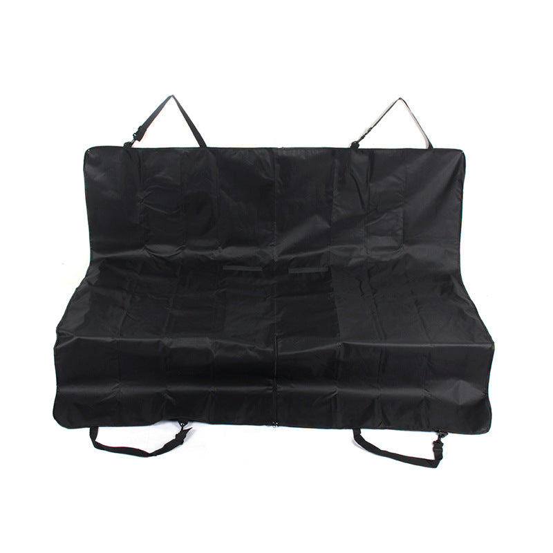KFX-2448957 Universal Waterproof Pet Car Mat for All Seasons - Black Five-Seater Pad