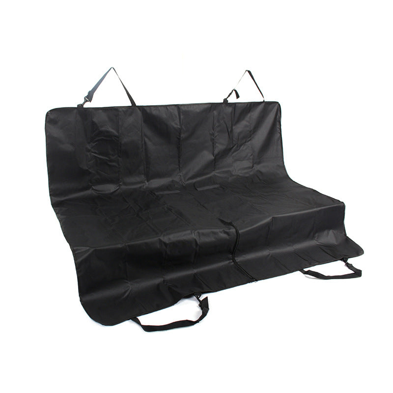 KFX-2448957 Universal Waterproof Pet Car Mat for All Seasons - Black Five-Seater Pad