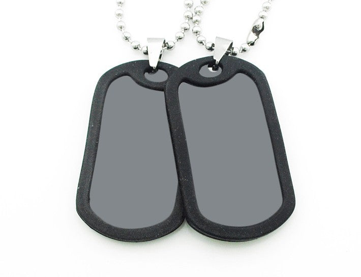 KFX-2449725 Titanium Steel Men's Necklace with Pendant - Multi-layer Bead Chain, 60cm Length