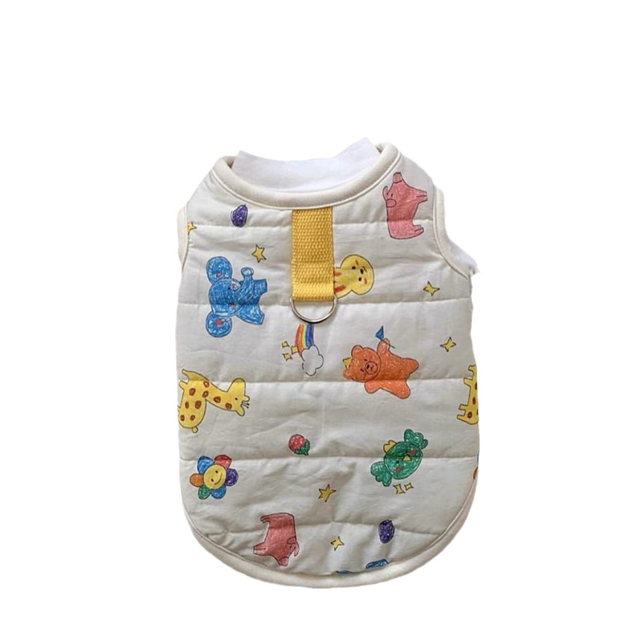 KFX-2451517 Thick Cotton Winter Coat for Small Pets - Casual Polyester Dog Jacket