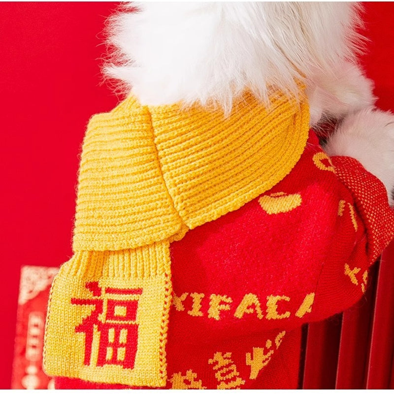 KFX-2451645 Winter Cat Costumes with Traditional Design, Soft Cotton Vests for Kittens and Puppies