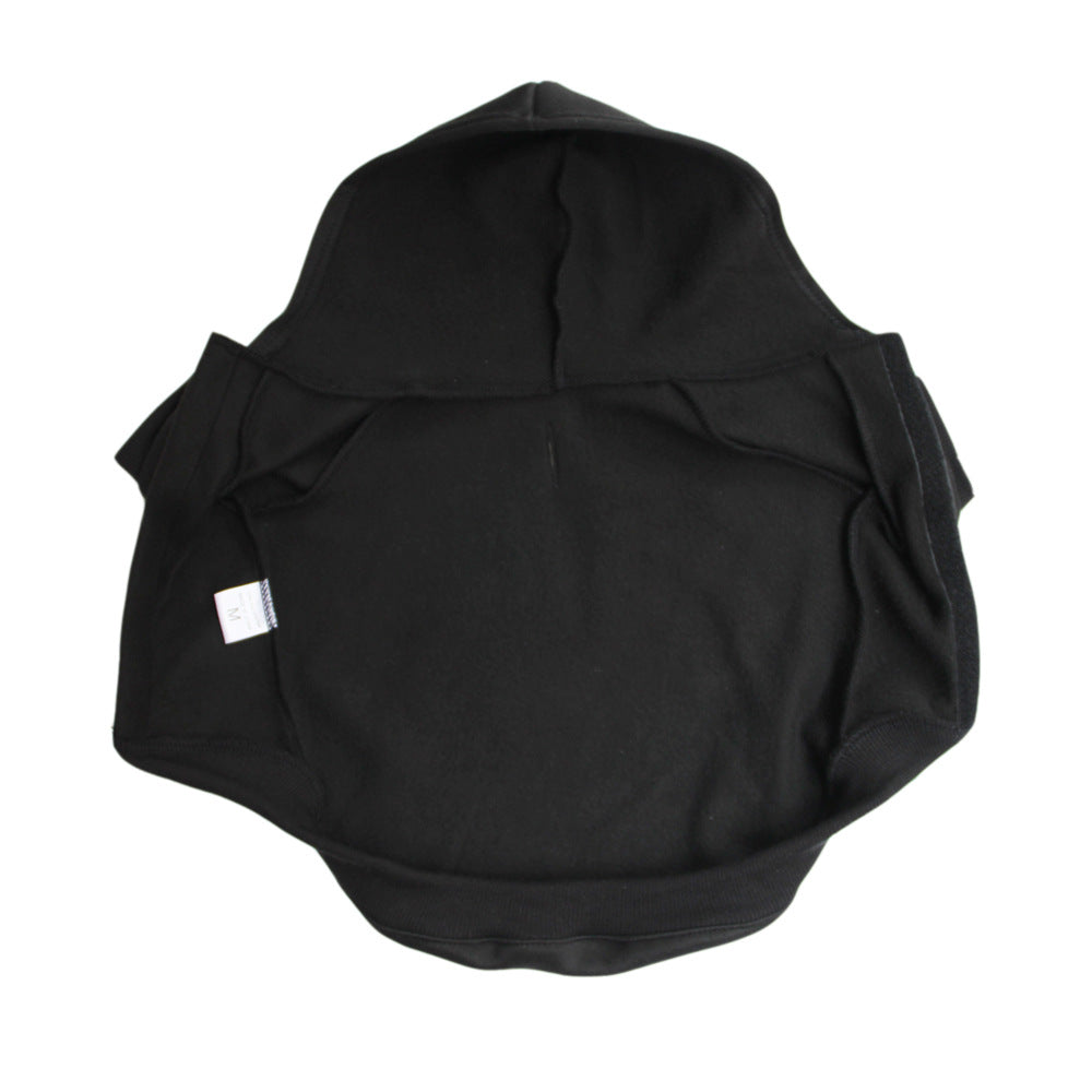 KFX-2452157 Cozy Casual Black Fleece Sweater for Autumn and Winter