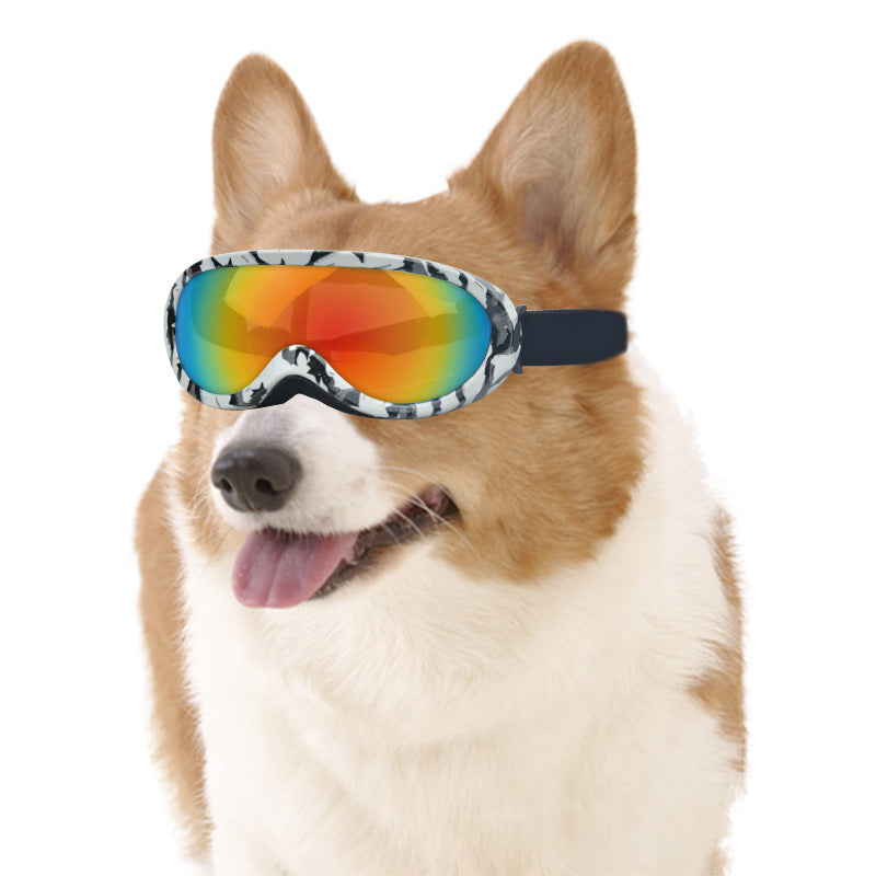 KFX-2454461 Cat Outdoor Windproof Sunglasses - Waterproof and Wear-Resistant PC Glasses for Pets