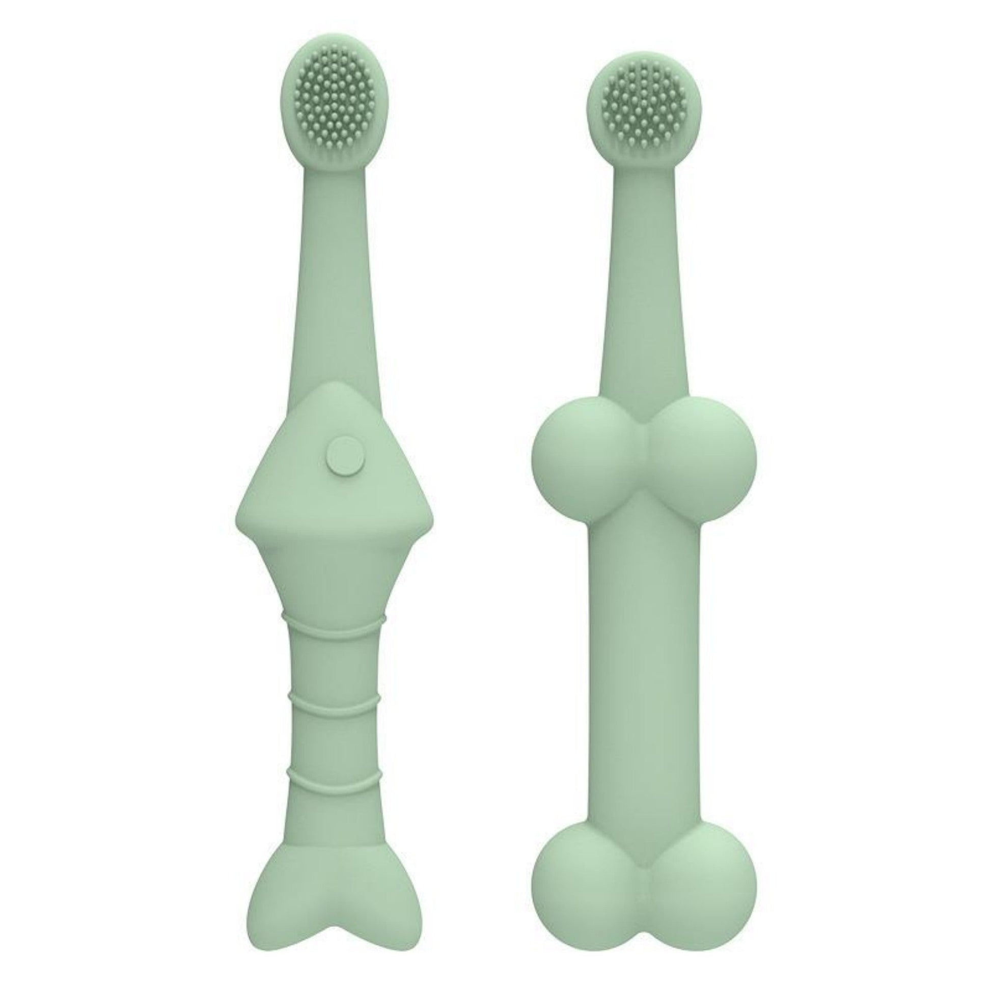 KFX-2454717 Silicone Toothbrush Set for Cats and Dogs in Various Colors