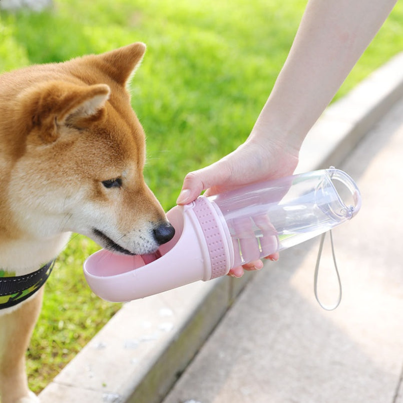 KFX-2458685 Pet Travel Cup, 500ml Portable Plastic Container in Various Colors