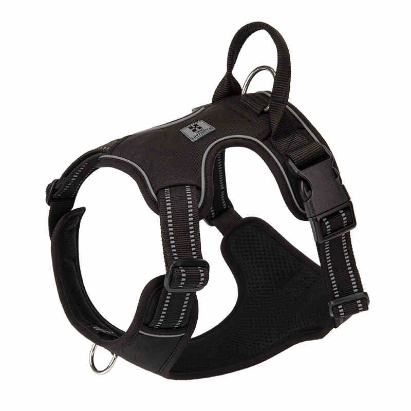 KFX-2461885 Pet Safety Vest with Adjustable Breast Strap and Hand Holding Rope - Available in Purple and Black