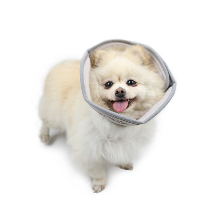 KFX-2466365 Soft EVA Pet Neck Ring for Bite Prevention, Adjustable Size Options Available