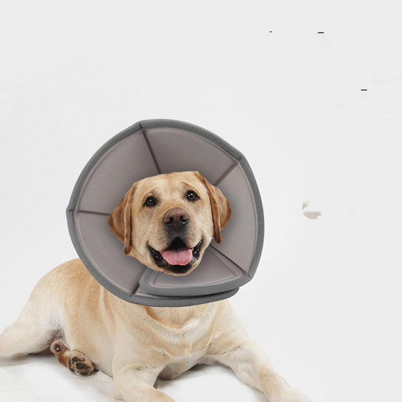 KFX-2466365 Soft EVA Pet Neck Ring for Bite Prevention, Adjustable Size Options Available