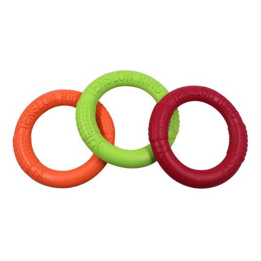 KFX-2467005 EVA Pet Pull Ring Training Toy – Bite-Resistant Design, Available in Small and Large Sizes