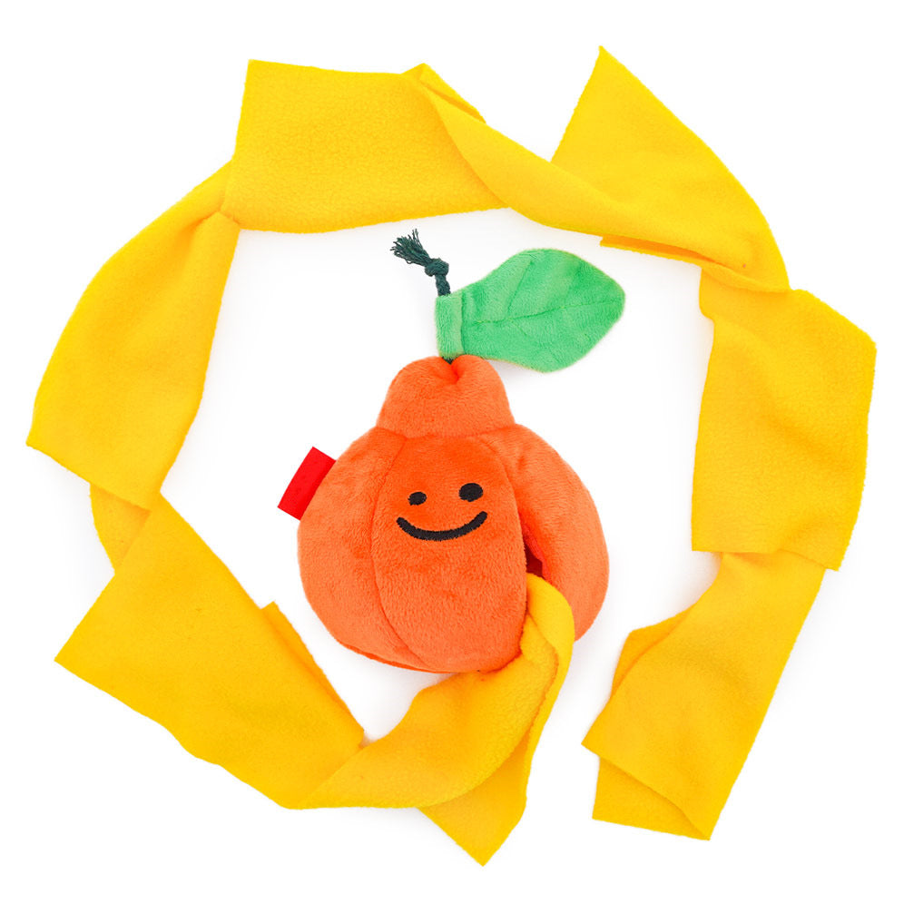 KFX-2468029 Orange Plush Dog Sounding Toy - Sniffing and Play for Dogs