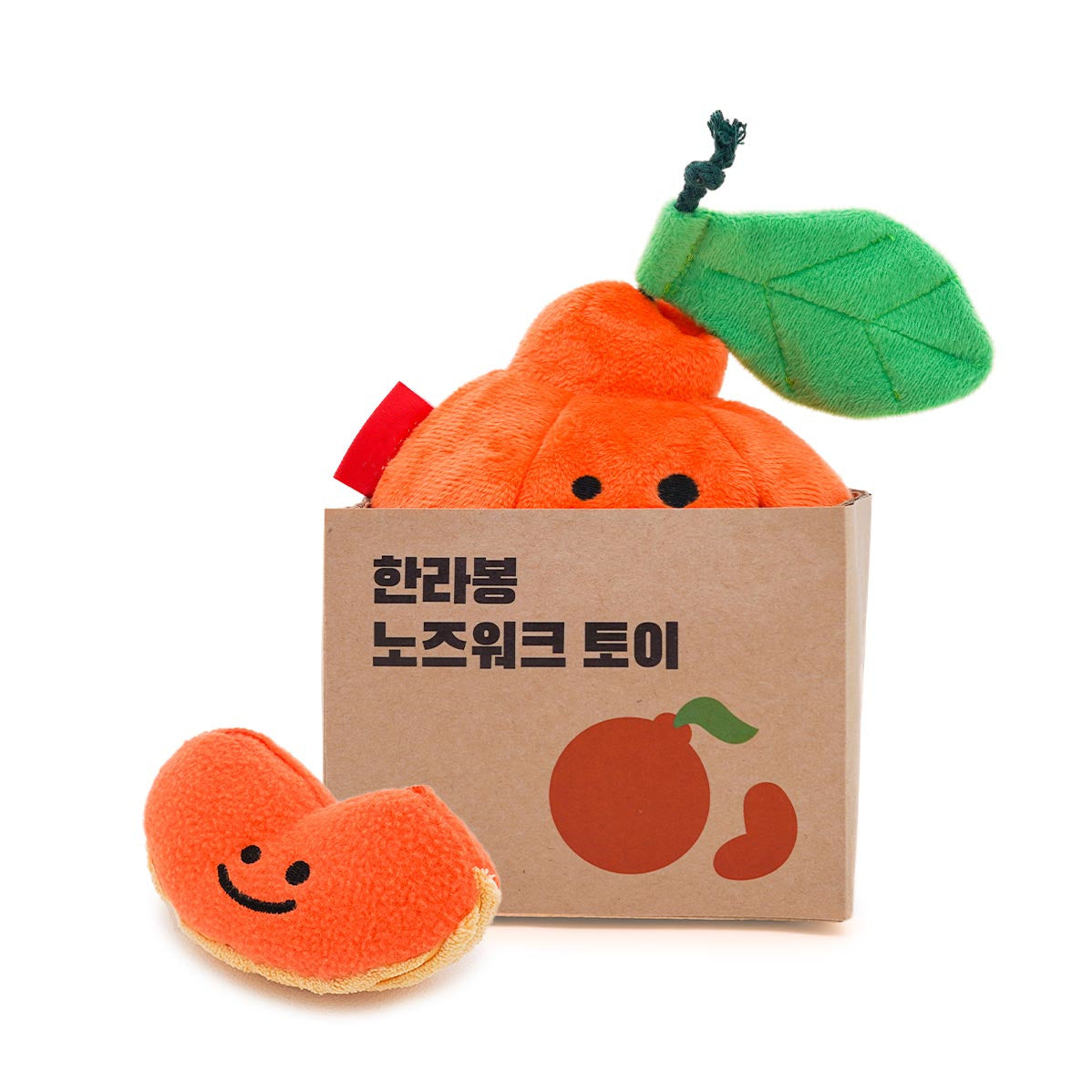 KFX-2468029 Orange Plush Dog Sounding Toy - Sniffing and Play for Dogs