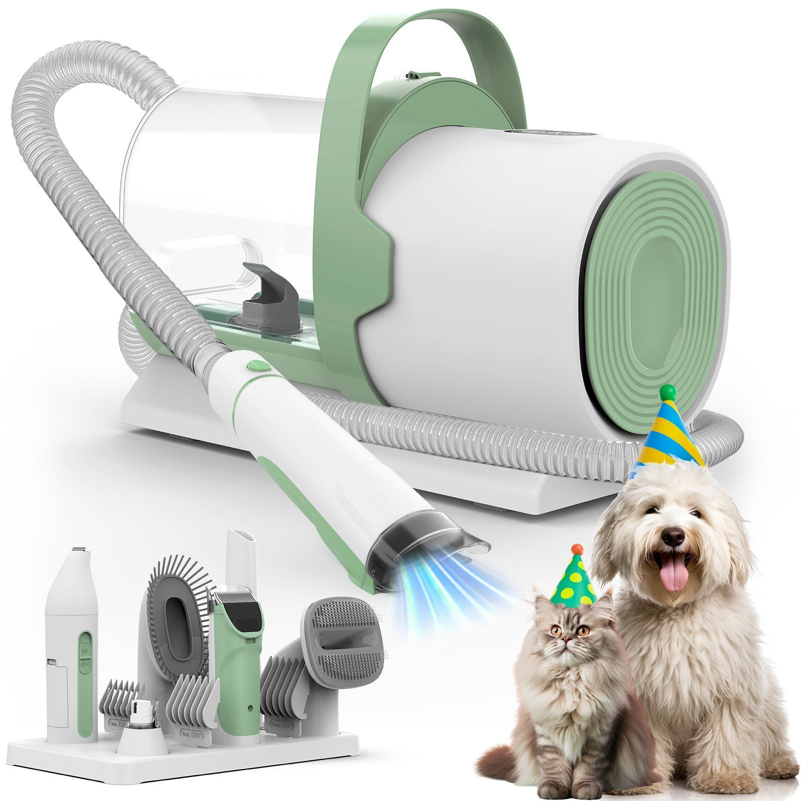 KFX-2469821 Pet Hair Remover Machine with Suction and Pulling Functions for Dogs
