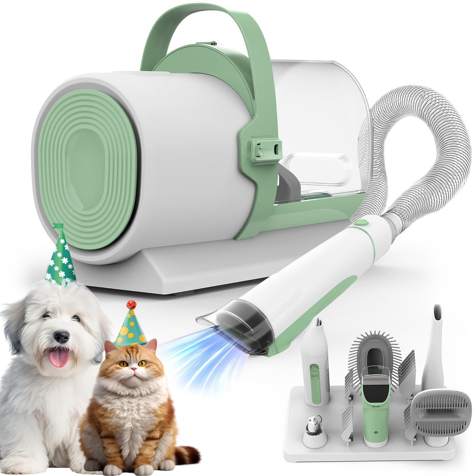 KFX-2469821 Pet Hair Remover Machine with Suction and Pulling Functions for Dogs