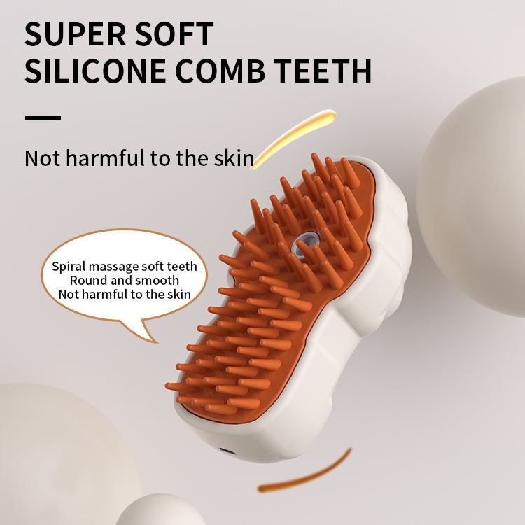 KFX-2469949 Pet Hair Removal Electric Spray Comb for Dogs and Cats - Anti-Flying Hair Grooming Tool