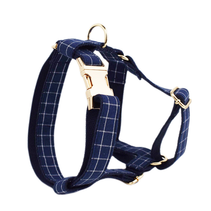 KFX-2475581 Velvet Fabric Dog Collar with Adjustable Sizes, Leash, Bow, Flower, Vest, and Poop Bag