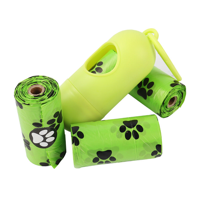 KFX-2476349 Eco-Friendly Dog Poop Bags - Continuous Roll, 23x33cm, 15 Bags per Roll, EPI & HDPE Material
