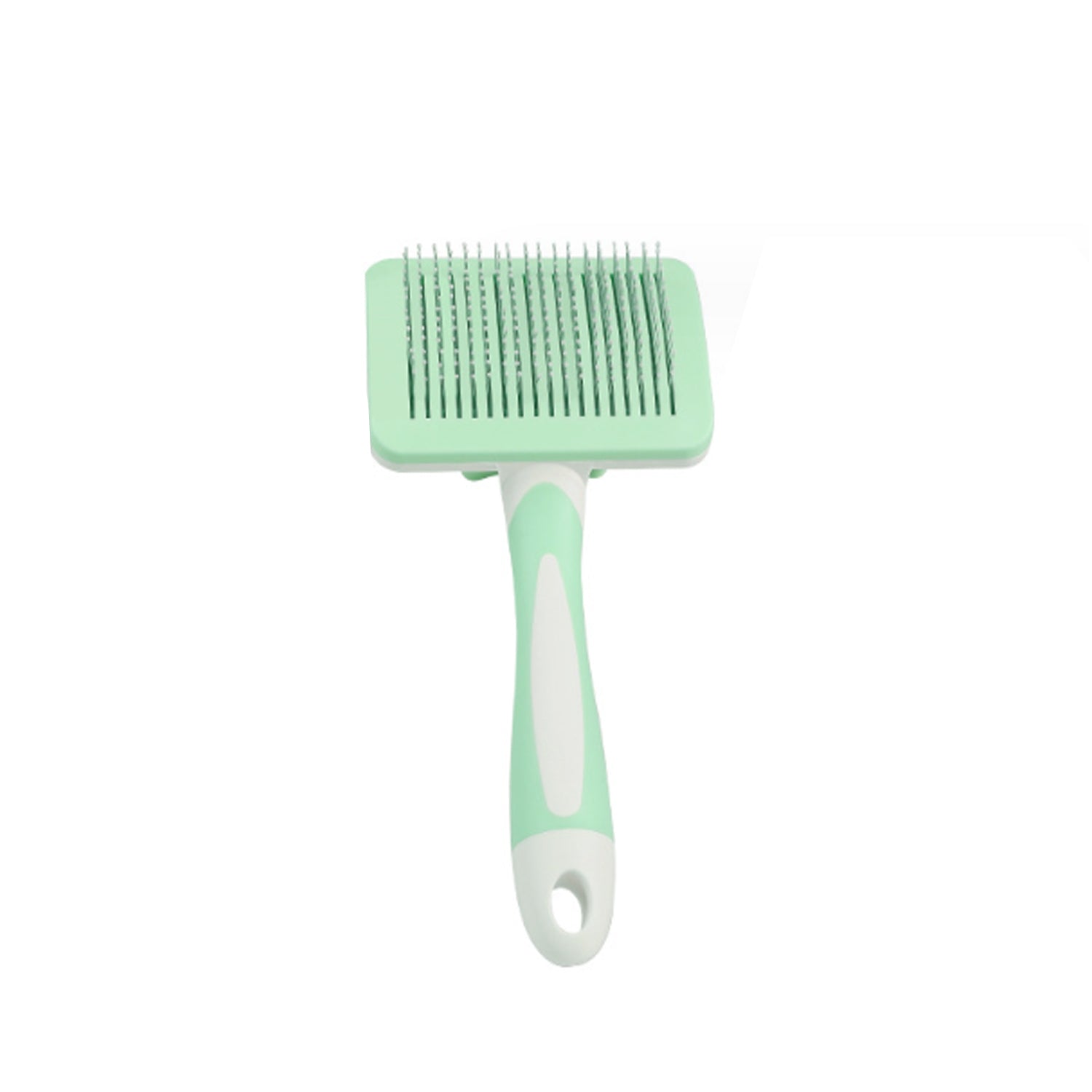 KFX-2477373 Self-Cleaning Slicker Brush for Dogs and Cats - Efficient Pet Hair Removal for All Coat Types