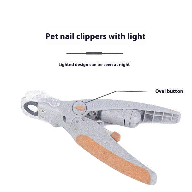 KFX-2477885 Lightweight Nail Clipper for Dogs and Cats with Comfortable Grip and Easy Control
