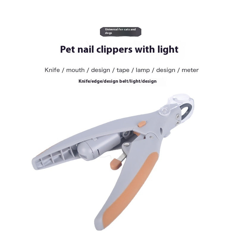 KFX-2477885 Lightweight Nail Clipper for Dogs and Cats with Comfortable Grip and Easy Control