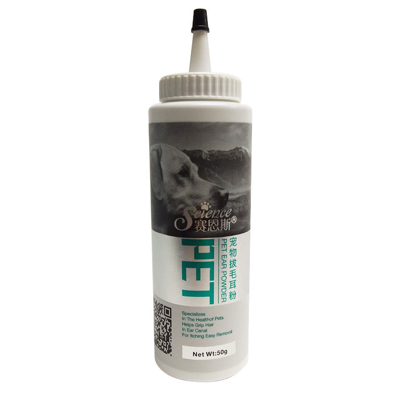 KFX-2487485 Pet Ear Powder for Itchy Ears – Heals Irritation, Eliminates Bad Odor, Easy Application, Safe for All Pets, 50g