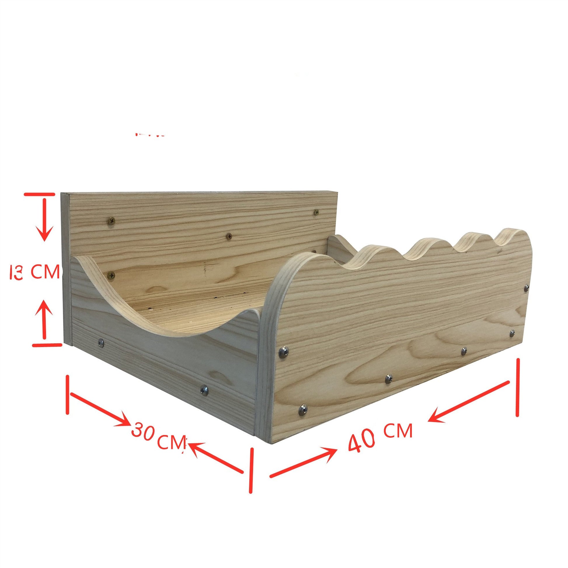 KFX-2488893 Wall-Mounted Solid Wood Cat Jumping Platform for Active Play