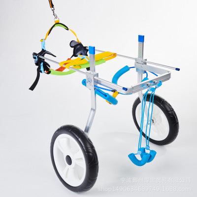KFX-2492989 Pet Wheelchair for Dogs with Disabled Hind Legs - Lightweight, Durable, and Easy to Assemble