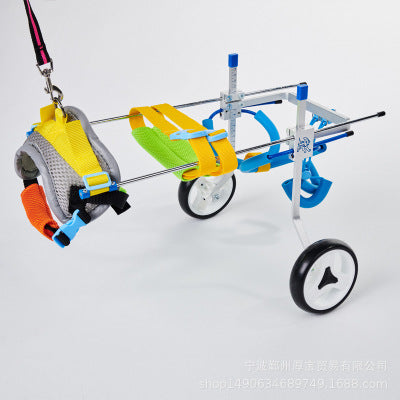 KFX-2492989 Pet Wheelchair for Dogs with Disabled Hind Legs - Lightweight, Durable, and Easy to Assemble
