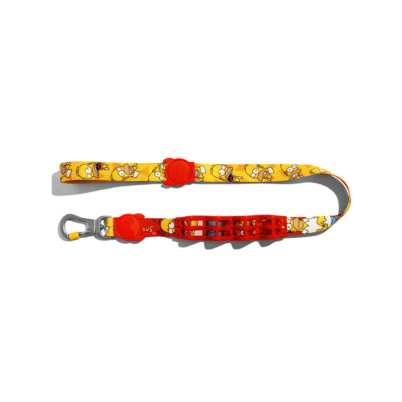 KFX-2495165 Scalable Shock Absorbing Dog Traction Rope with Ergonomic Handle
