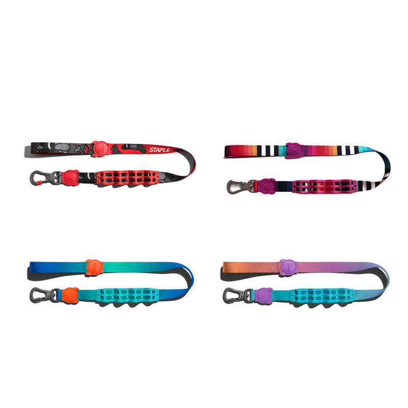 KFX-2495165 Scalable Shock Absorbing Dog Traction Rope with Ergonomic Handle