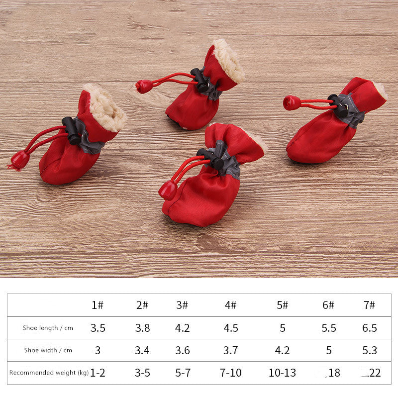 KFX-2497981 Soft Soled Cloth Pet Shoes for Dogs