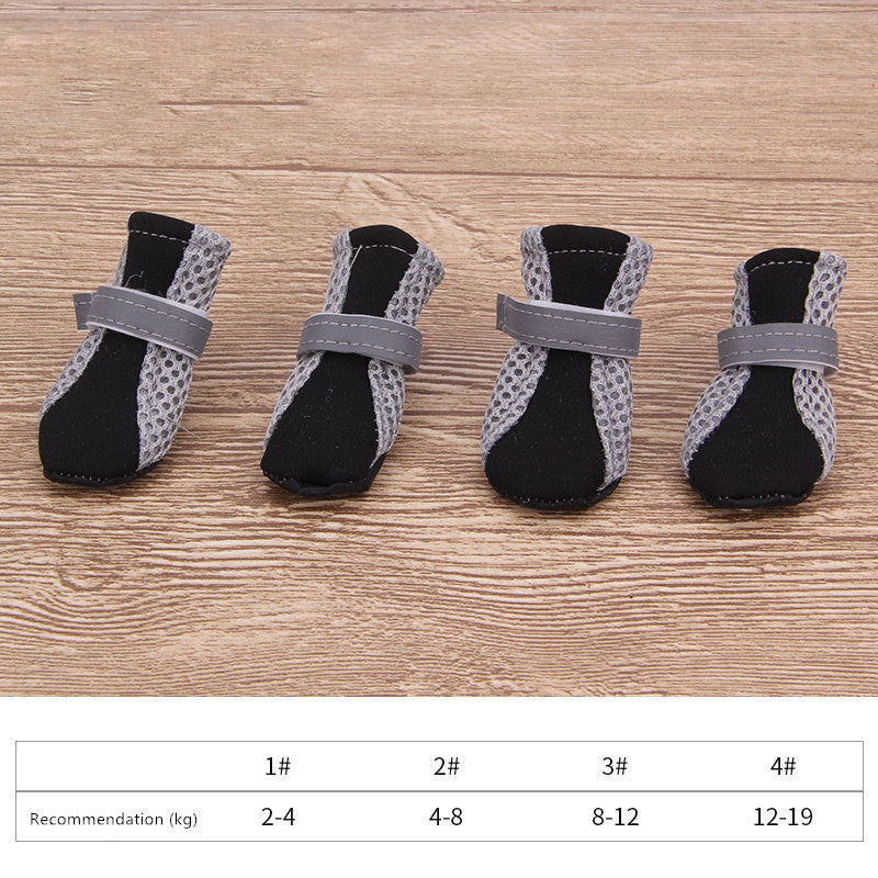 KFX-2497981 Soft Soled Cloth Pet Shoes for Dogs