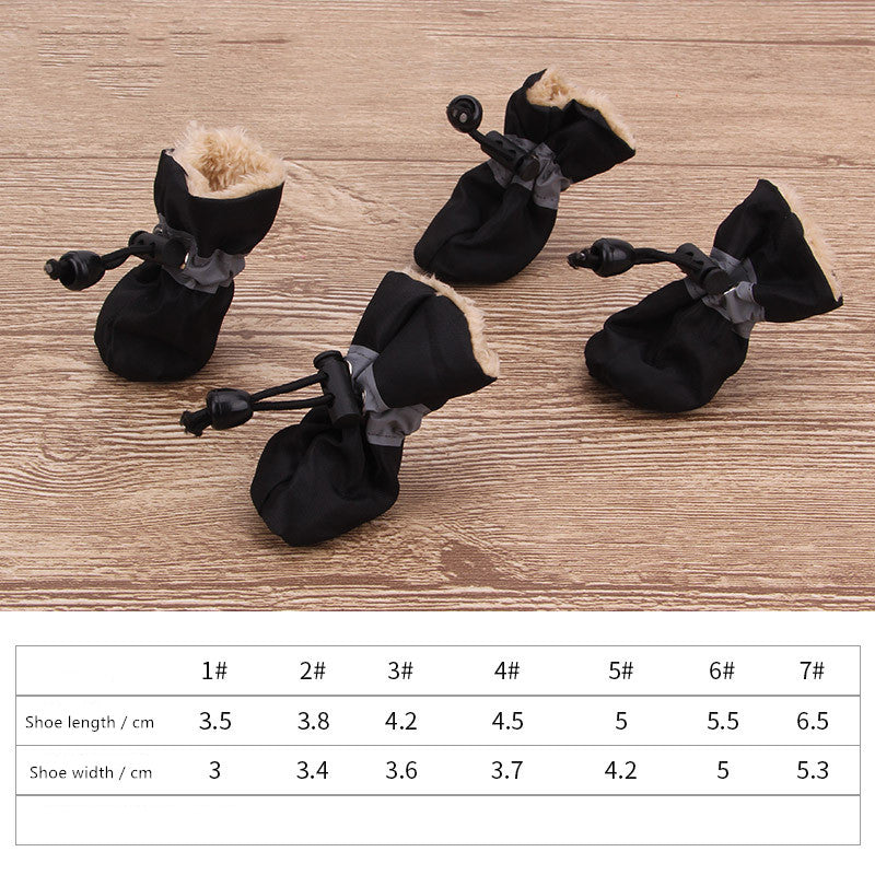 KFX-2497981 Soft Soled Cloth Pet Shoes for Dogs