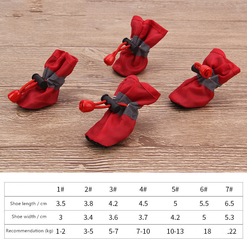 KFX-2497981 Soft Soled Cloth Pet Shoes for Dogs