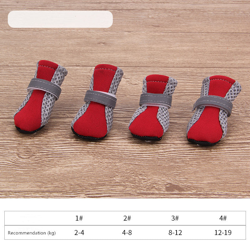 KFX-2497981 Soft Soled Cloth Pet Shoes for Dogs