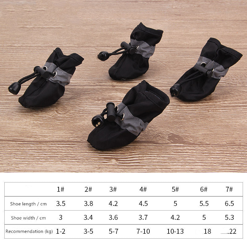 KFX-2497981 Soft Soled Cloth Pet Shoes for Dogs