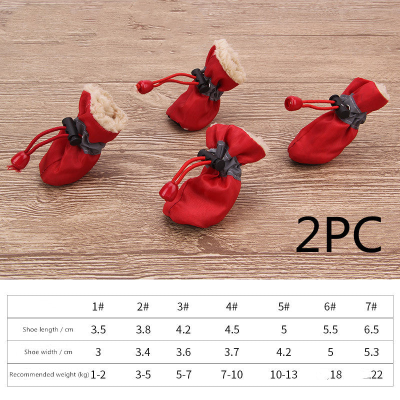 KFX-2497981 Soft Soled Cloth Pet Shoes for Dogs