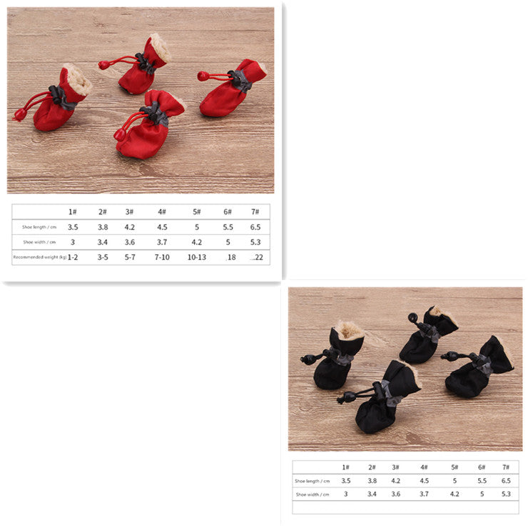 KFX-2497981 Soft Soled Cloth Pet Shoes for Dogs