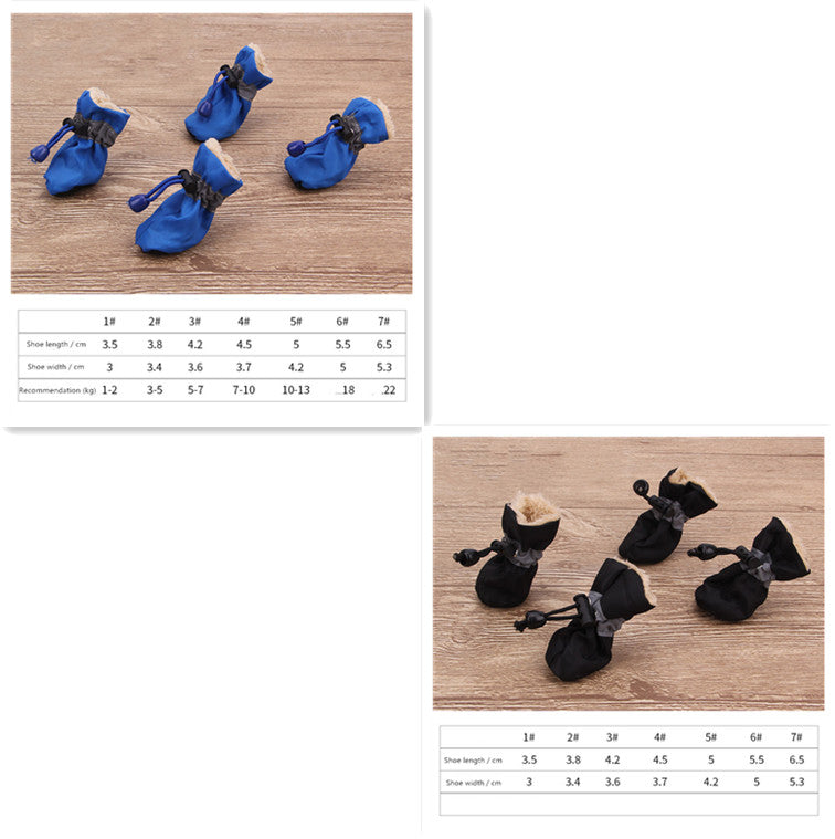 KFX-2497981 Soft Soled Cloth Pet Shoes for Dogs