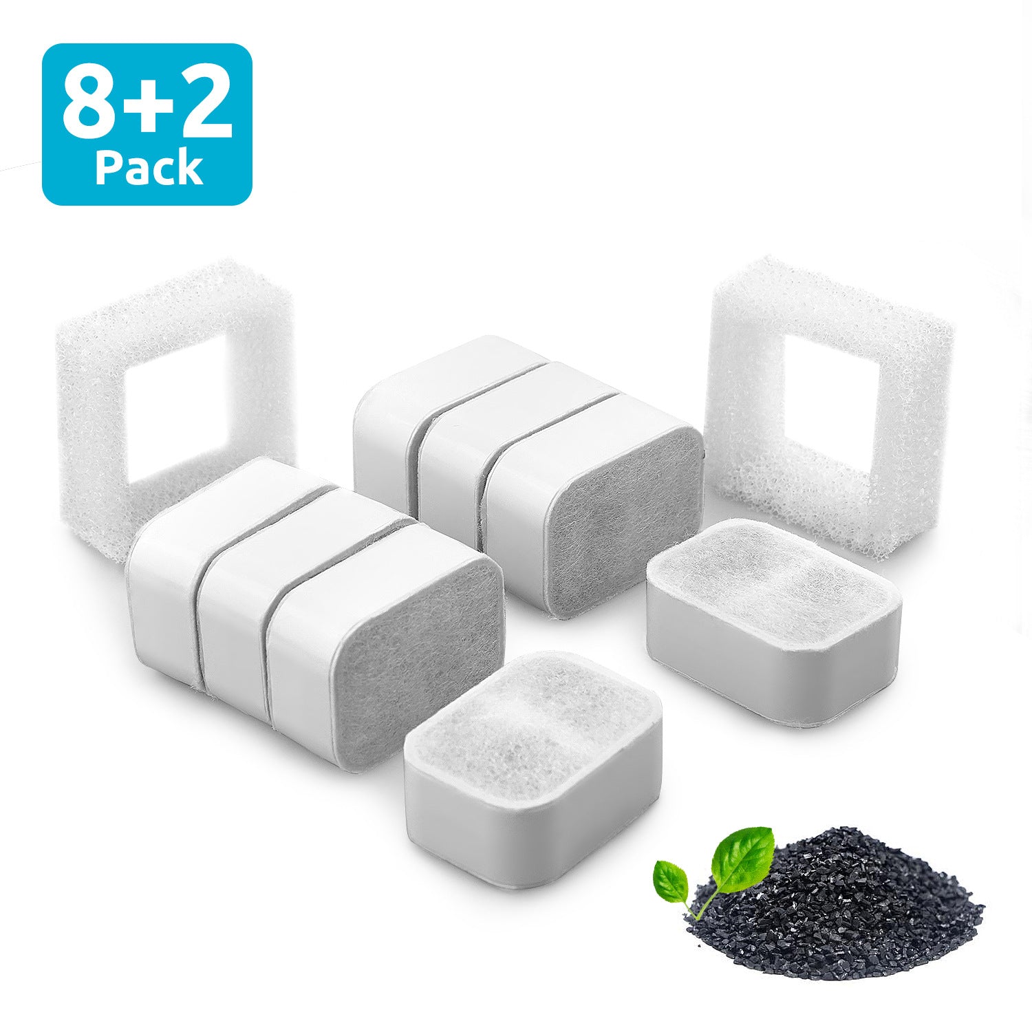 KFX-2498621 Ceramic Pet Water Dispenser Activated Carbon Filter Replacement Set