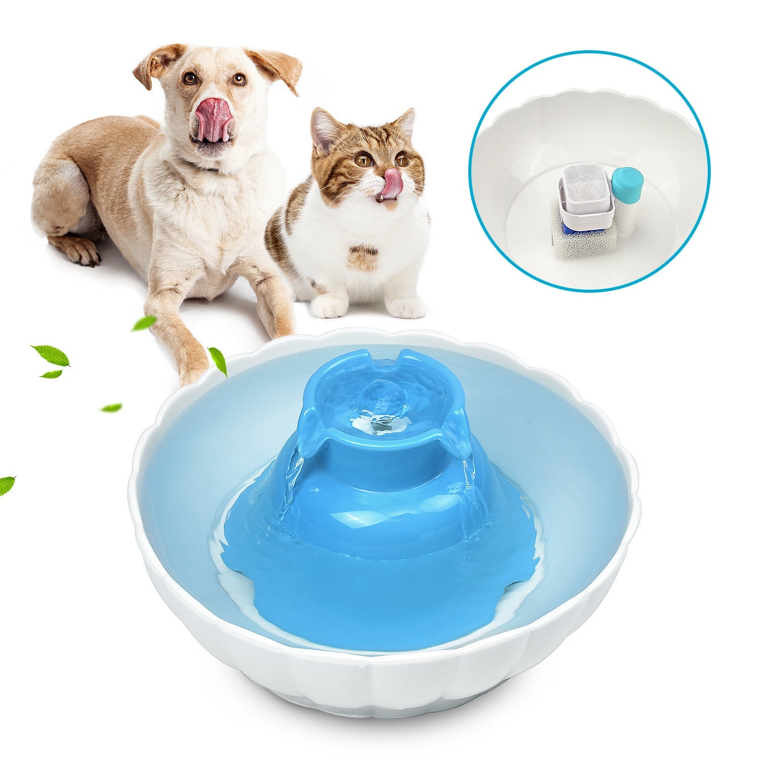 KFX-2498621 Ceramic Pet Water Dispenser Activated Carbon Filter Replacement Set