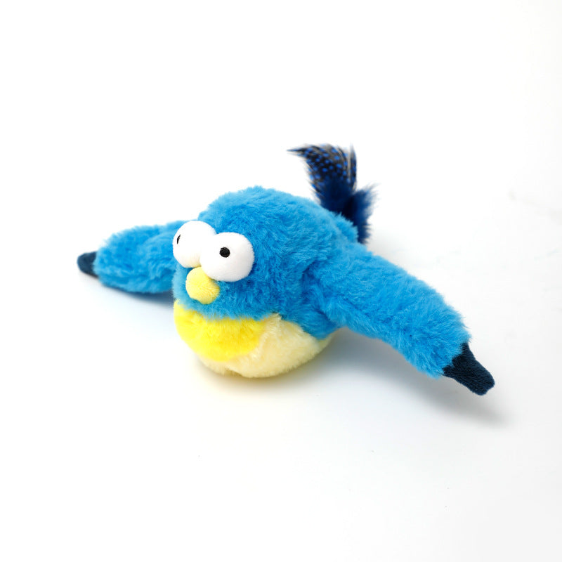 KFX-2500797 Jumping Plush Toy with Sound - Electric Fish, Bird, and Crab Options