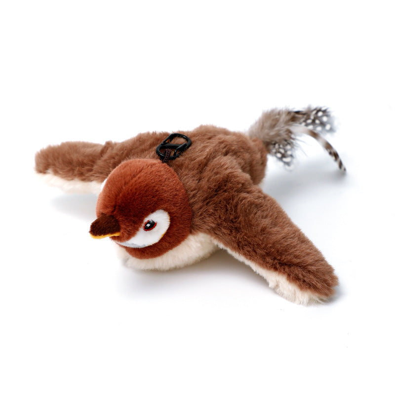 KFX-2500797 Jumping Plush Toy with Sound - Electric Fish, Bird, and Crab Options