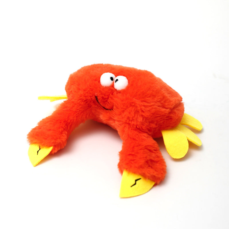 KFX-2500797 Jumping Plush Toy with Sound - Electric Fish, Bird, and Crab Options