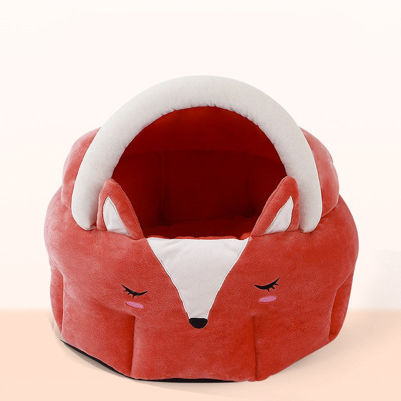KFX-2501181 Cozy Spring & Summer Cat and Dog Nest with Quality Sponge and Cotton Padding