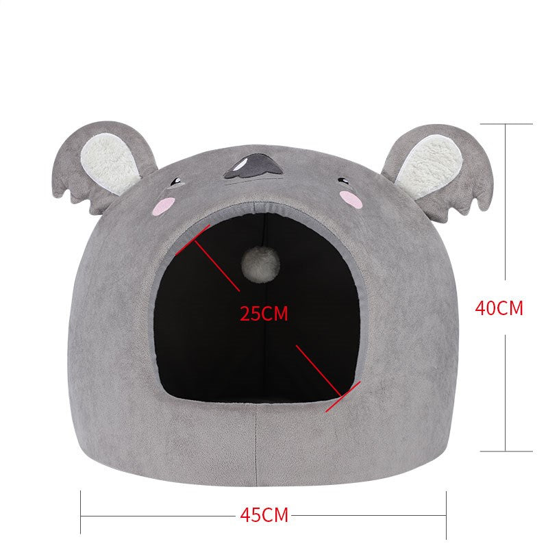 KFX-2501181 Cozy Spring & Summer Cat and Dog Nest with Quality Sponge and Cotton Padding