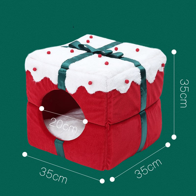 KFX-2501181 Cozy Spring & Summer Cat and Dog Nest with Quality Sponge and Cotton Padding